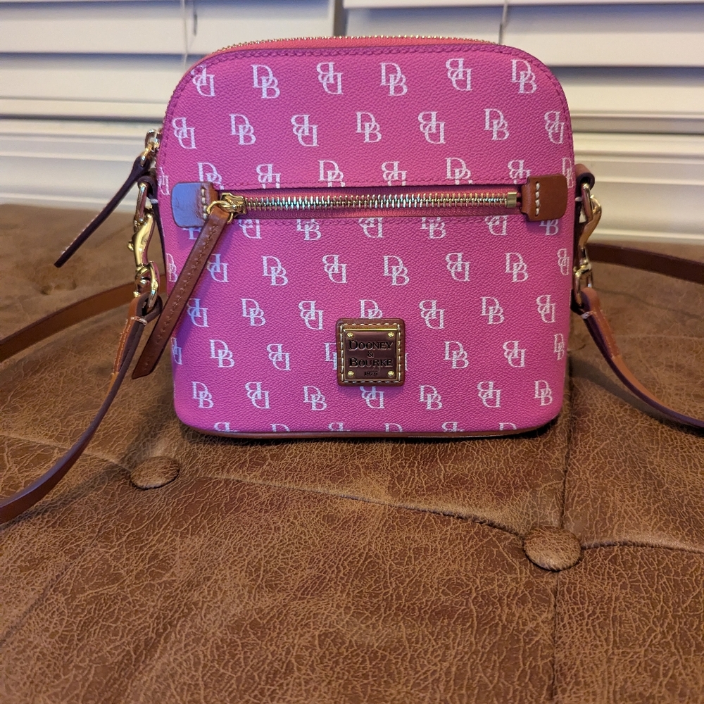 Dooney & Bourke Gretta Domed Crossbody Bag in Pink